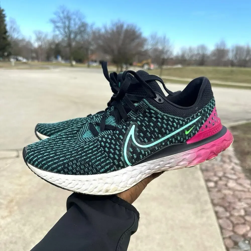 Nike React‎ Infinity Run Flyknit 3 Women's Road Running Athletic Shoes Size 10.5